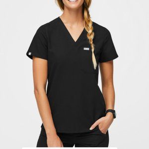 Figs Catarina Scrub Top- Black Size XSmall